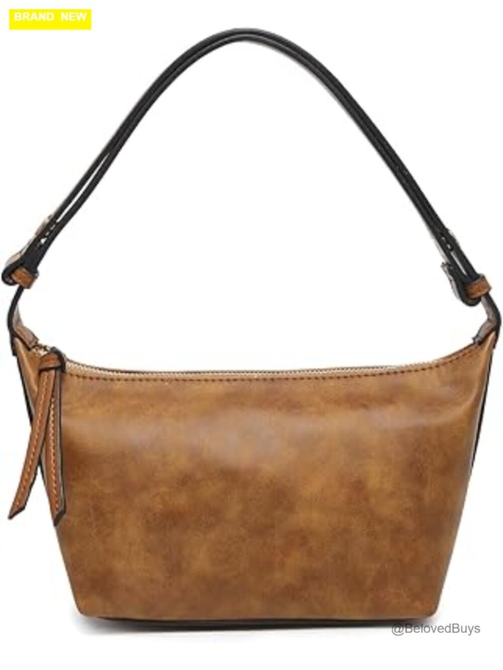 Vegan Suede Convertible Shoulder Bag Faux Suede Hobo Handbag with Adjustable